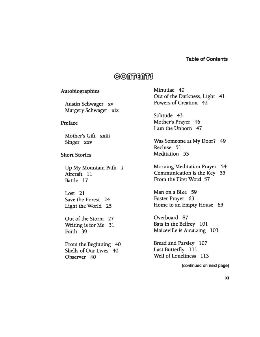 world galaxy vol 1 TOC pg1
